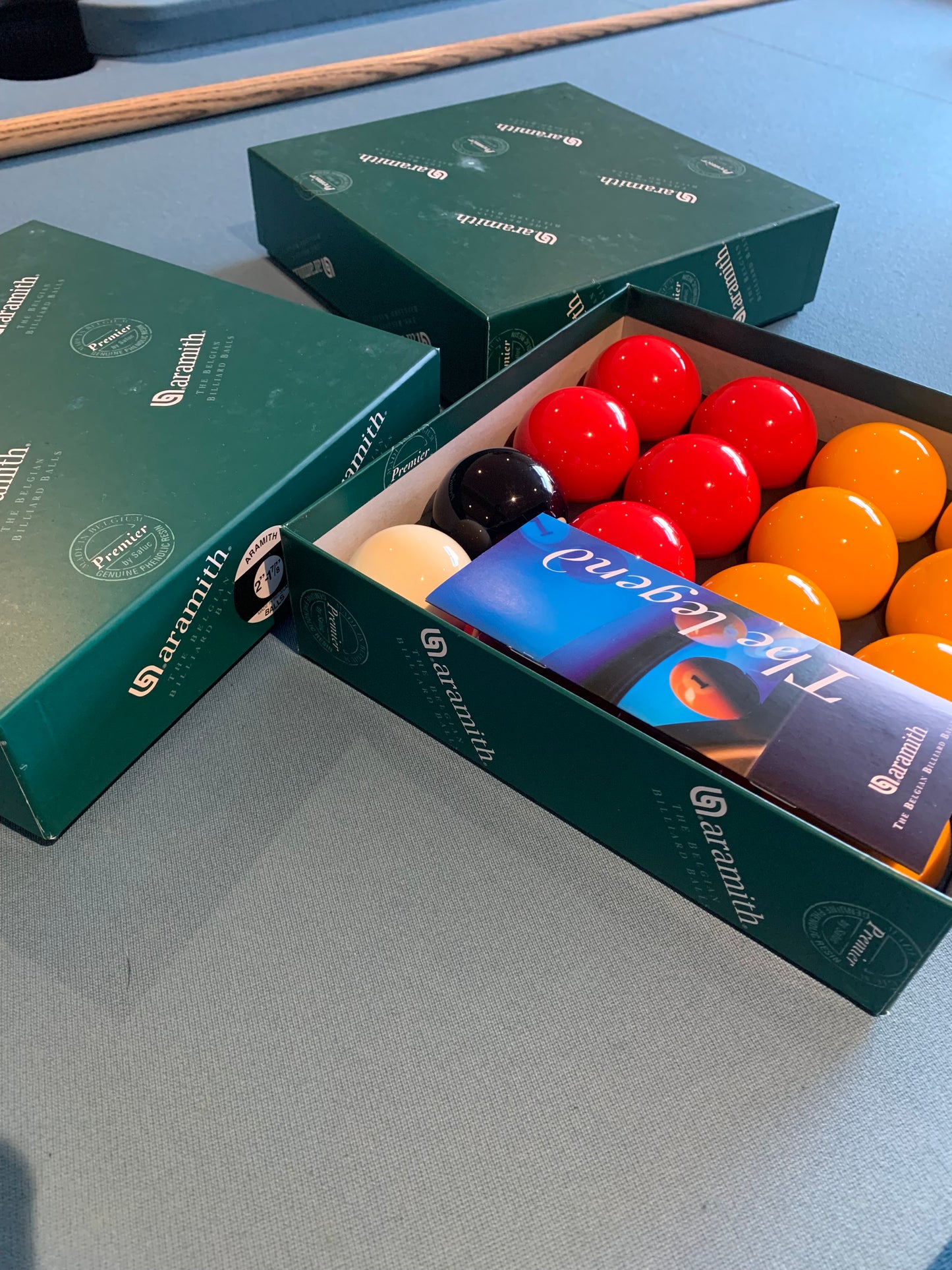 Aramith Premier Pool Balls - 2" Red & Yellow