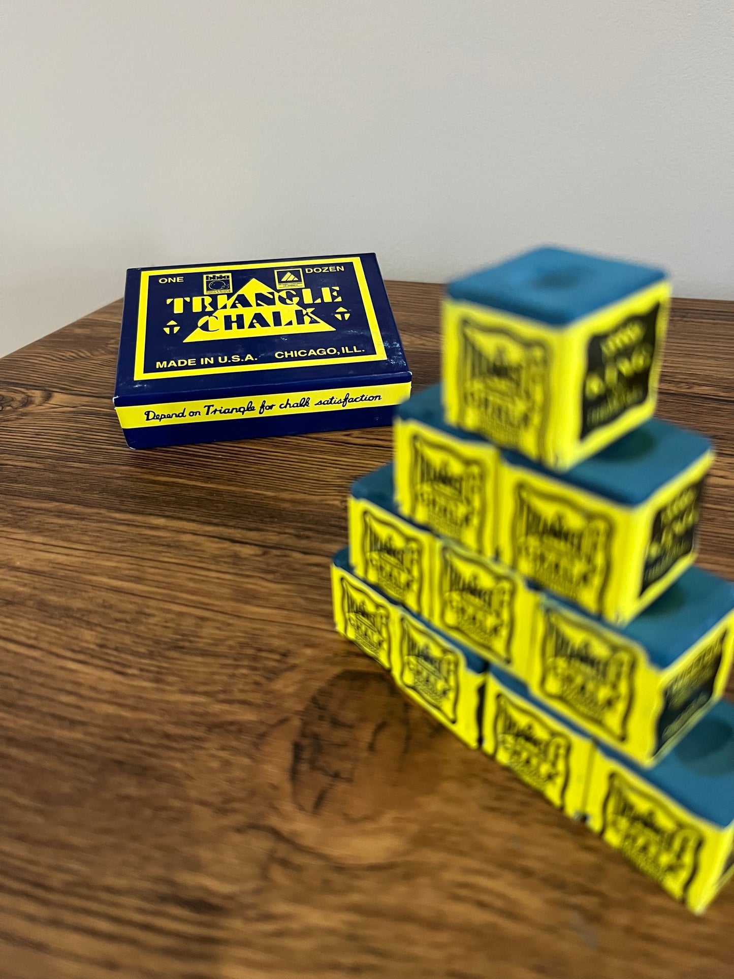 Triangle Pool & Snooker Chalk (12 Pack)