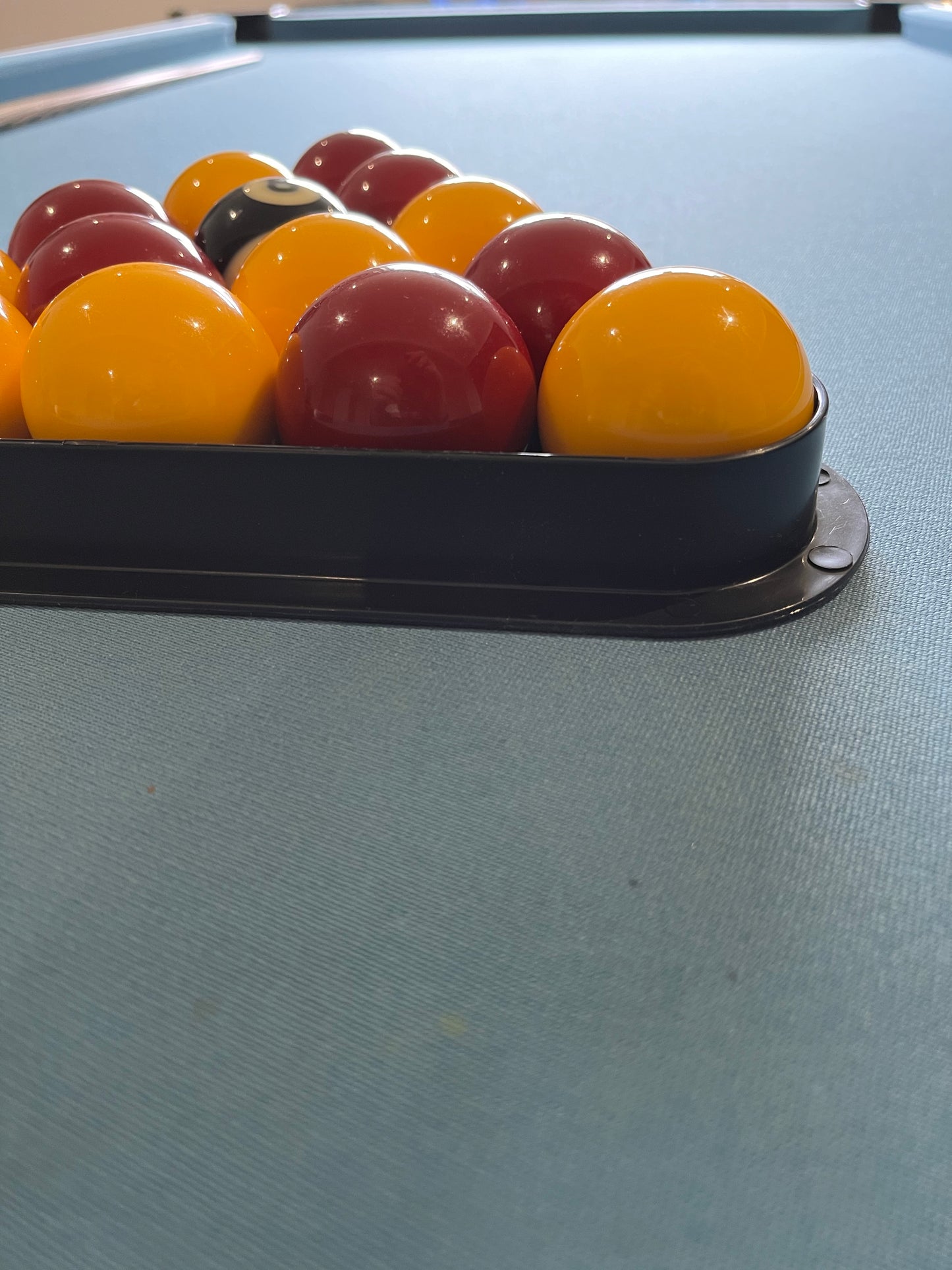 2" Inch 15 Ball Black Plastic Triangle