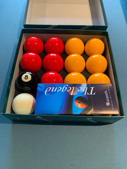 Aramith Premier Pool Balls - 2" Red & Yellow