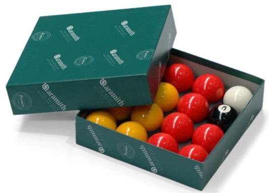 Aramith Premier Pool Balls - 2" Red & Yellow